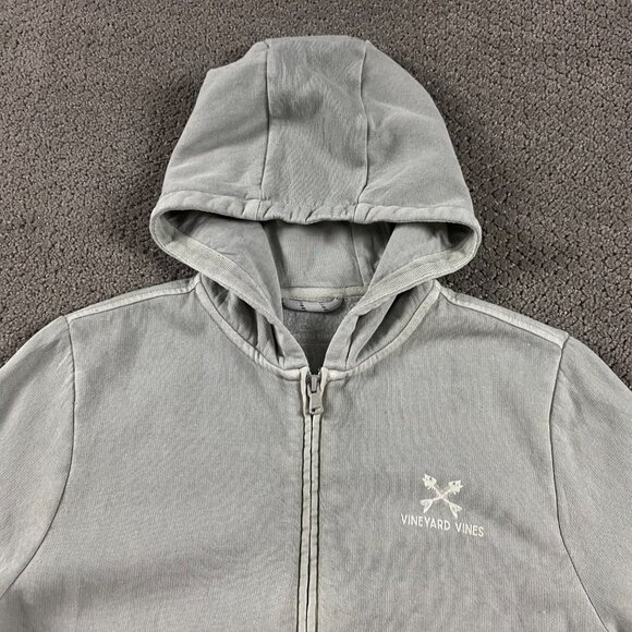 Vineyard Vines Hoodie Women's Large Sun Faded Fishbones Living The Good Life - Picture 4 of 13